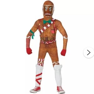 Boys Merry Marauder Halloween Costume - Fortnite size XL 14-16 Gingerbreadman